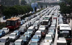 Imbas Pameran Inacraft, Lalin Semanggi ke Senayan Padat