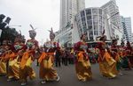 Warga Dayak Unjuk Diri di Jalanan Jakarta