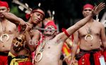 Warga Dayak Unjuk Diri di Jalanan Jakarta