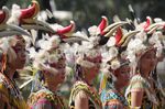 Warga Dayak Unjuk Diri di Jalanan Jakarta