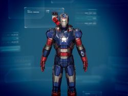 Parade Armor Keren Game Iron Man III
