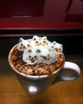 Wouw! Ada Latte Art Harry Potter dan Einstein di Permukaan Kopi!