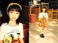 Sejak kecil, Gisel sudah terlihat berseri-seri. (dok. Pribadi)