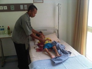 Kulit Wira Mengelupas Akibat Gizi Buruk