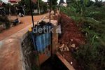 Tanggul yang Jebol di Jati Asih Belum Diperbaiki