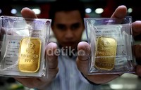 Harga emas Antam 1 gramnya saat ini berada di Rp 533 ribu/gram.