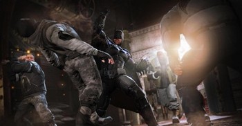 Ditambah puluhan loyalis Penguin yang tampil dengan gaya militer yang siap menghadang aksi Batman.
