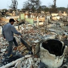 Massa Serang Masjid & Bakar Rumah Warga di Myanmar, 1 Orang Tewas