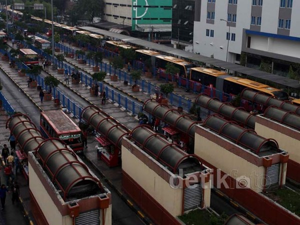 Jalur Koridor 1 TransJakarta Ditutup