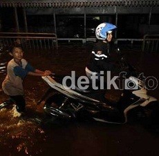 Jaksel dan Jakbar Wilayah Terbanyak Tergenang Air