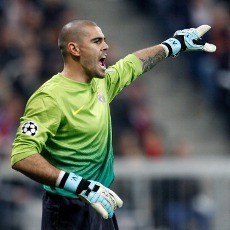 Valdes Capai 100 Laga di Liga Champions