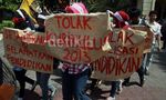 Aksi Peringati Hardiknas di Yogyakarta