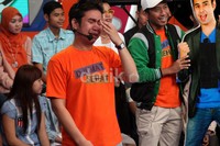 Olga menangis saat ditelepon Raffi Ahmad. Gus Mun/detikHOT.