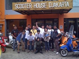 Ini Bengkel Vespa Terbesar di Jakarta