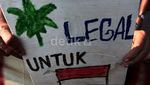 Aksi Menuntut Legalisasi Ganja