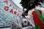 Aksi Menuntut Legalisasi Ganja