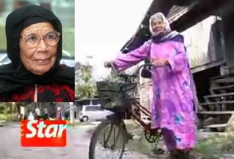 Maimun, Kandidat 94 Tahun Kampanye Sendirian dengan Bersepeda