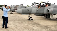  Persiapan pengejaran pesawat musuh. (Dansatgaspen Latgab TNI)     
