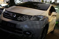 Ini dia mobil Honda Freed milik Tri Kurnia Puspita yang disita KPK. Lamhot Aritonang/detikFoto.