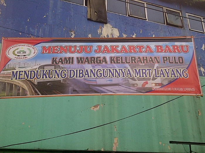 Ternyata, Tak Semua Warga Fatmawati Tolak MRT Melayang