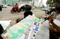 Tugu yang dirancang oleh Henk Ngantung pada awal masa Orde Lama tersebut menjadi salah satu ikon Indonesia.