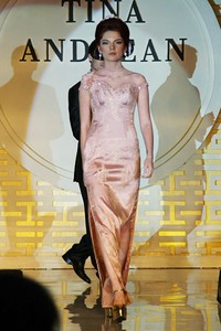 Jakarta, Indonesia - 03 Mei. Tina Andrean The Emperor Trunk Show 2013 at Grand Ballroom Hotel Mandarin Oriental. 03 Mei 2013. Jakarta. [Foto: Mohammad Abduh/Wolipop]