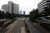 Jakarta lenggang karena ditinggal warganya berlibur pada libur panjang ini.