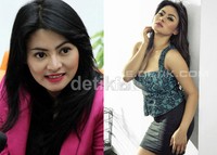     Lalu ada model seksi Vitalia Shesya. Vita memperoleh mobil dari Fathanah yang kini disita KPK. (Herianto Batubara/M.Iqbal/MALE/detikFoto)