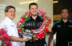Tiba di Tanah Air, Rifat Sungkar Disambut Meriah