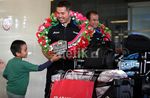 Tiba di Tanah Air, Rifat Sungkar Disambut Meriah