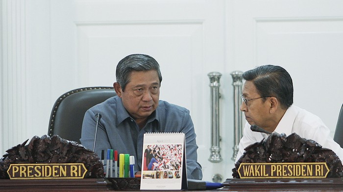 Rapat di Cikeas, SBY-Boediono Bahas Kenaikan Harga BBM