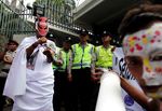Demo Anti Narkoba di Kedubes Belanda
