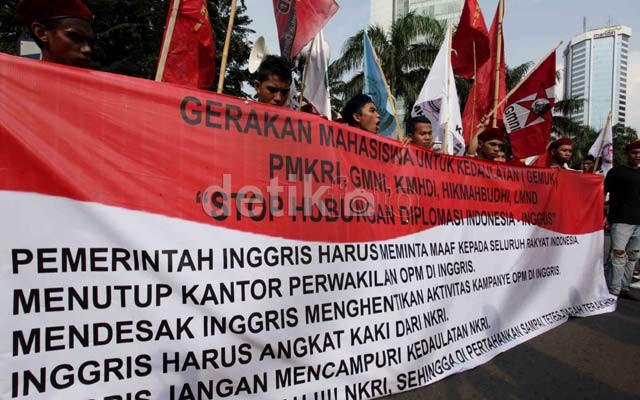 Kedubes Inggris Kembali Didemo