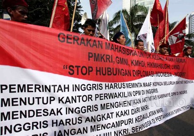 Kedubes Inggris Kembali Didemo
