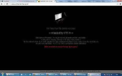 Situs Dirjen Kementerian Pertahanan RI Di-hack Situs Dirjen Kementerian Pertahanan RI Di-hack