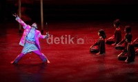 Salah satu adegan dalam teater berjudul 'Padusi'.