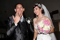 Andrea dan Bimo meminta doa dari masyarakat agar pernikahan mereka langgeng, bahagia, dan diberikan keturunan.