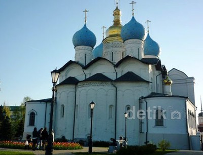 Megahnya Kremlin Kazan di Rusia