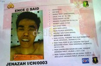 Ence alias Said, tewas dalam penyergapan di Bandung. Salah satu ciri Ence adalah memiliki tahi lalat bulat berukuran 0,2 cm di bagian hidung.