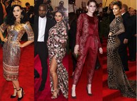 Bertabur bintang di red carpet Met Ball 2013. REUTERS/Lucas Jackson.