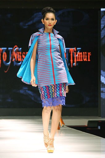 Jakarta, Indonesia - 12 Mei, 2013. Stephanus Hamy Nusa Tenggara Barat to Nusa Tenggara Timur. Jakarta Fashion & Food Festival 2013. at Grand Ballroom Harris Hotel. Kelapa Gading. Jakarta. [Foto: Mohammad Abduh/Wolipop]