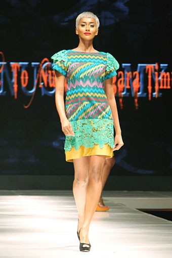 Jakarta, Indonesia - 12 Mei, 2013. Stephanus Hamy Nusa Tenggara Barat to Nusa Tenggara Timur. Jakarta Fashion & Food Festival 2013. at Grand Ballroom Harris Hotel. Kelapa Gading. Jakarta. [Foto: Mohammad Abduh/Wolipop]