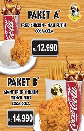 Gerai Fried Chicken Lokal Tidak Kalah Lezat dengan Resto 