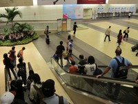 Bandara Changi melayani lebih dari 100 penerbangan internasional ke 220 kota di sekitar 60 negara. Tahun 2012 lalu, bandara ini menangani 52 juta penumpang (Afif/detikTravel)