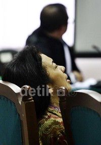 Elda sempat meminta JPU mematikan rekaman pembicaraannnya dengan Fathanah. Lamhot Aritonang/detikFoto.