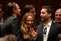 Aktor Tobey Maguire mendukung penuh upaya sang sahabat dalam program pelestarian lingkungan. AFP PHOTO/Emmanuel Duand.