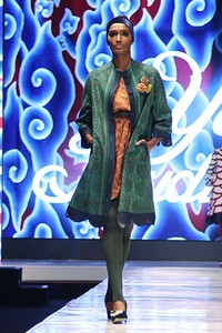 Jakarta, Indonesia - 13 Mei. Yongki Budisutisna. Jakarta Fashion & Food Festival 2013 at Grand Ballroom Harris Hotel. Kelapa Gading. 13 Mei 2013. Jakarta. [Foto: Mohammad Abduh/Wolipop]