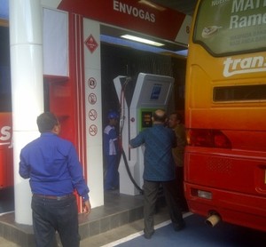 Pertamina Bangun SPBG di Mampang Jakarta