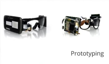     Bocoran purwarupa Google Glass ini diungkap oleh Jean Wang, staf Hardware Engineer Project Glass Google. Ia menyodorkan sejumlah slide gambar yang isinya mengungkap bentuk prototipe Google Glass selama pengembangannya dari waktu ke waktu. (kredit foto: gizmodo)