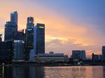 Sunset Keren di Singapura Ada di Marina Bay